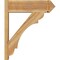 Ekena Millwork Olympic Rough Sawn Arts and Crafts Outlooker, Western Red Cedar, 8"W x 26"D x 30"H OUT08X26X30OLY03RWR - alternate 3